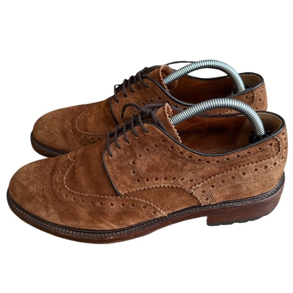 Antonio Maurizi Wingtip Suede Oxford, Brown main image 15